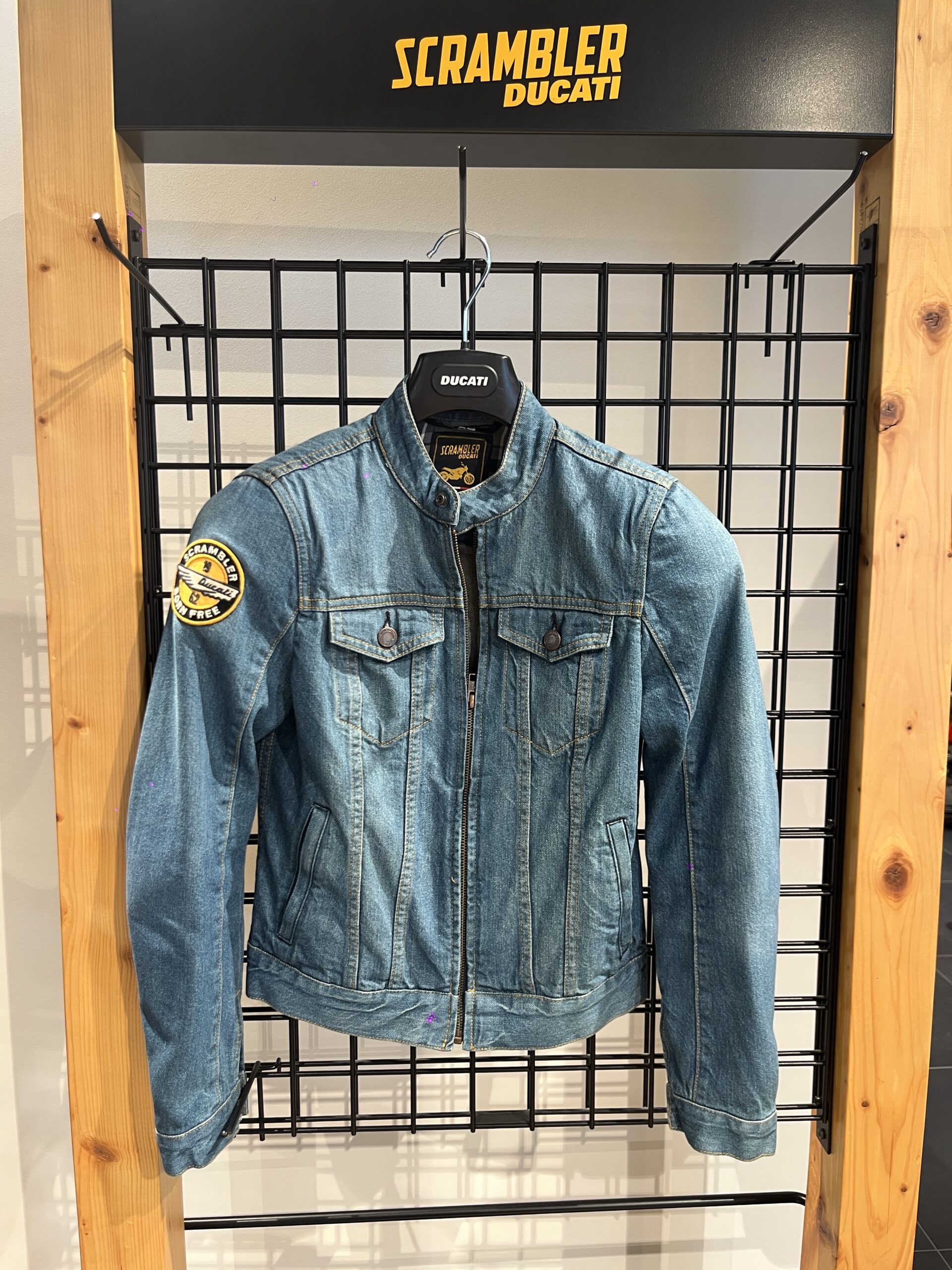 ŽENSKA JAKNA ZA MOTOR DUCATI SCRAMBLER DENIM TRUCKER PATCH by SPIDI